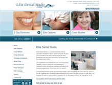 Tablet Screenshot of elitedentalstudios.co.uk